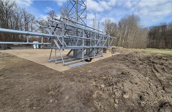 M5 Billenhagen Bauarbeiten © FMI Bauarbeiten am Funkmast M5 Billenhagen © FMI